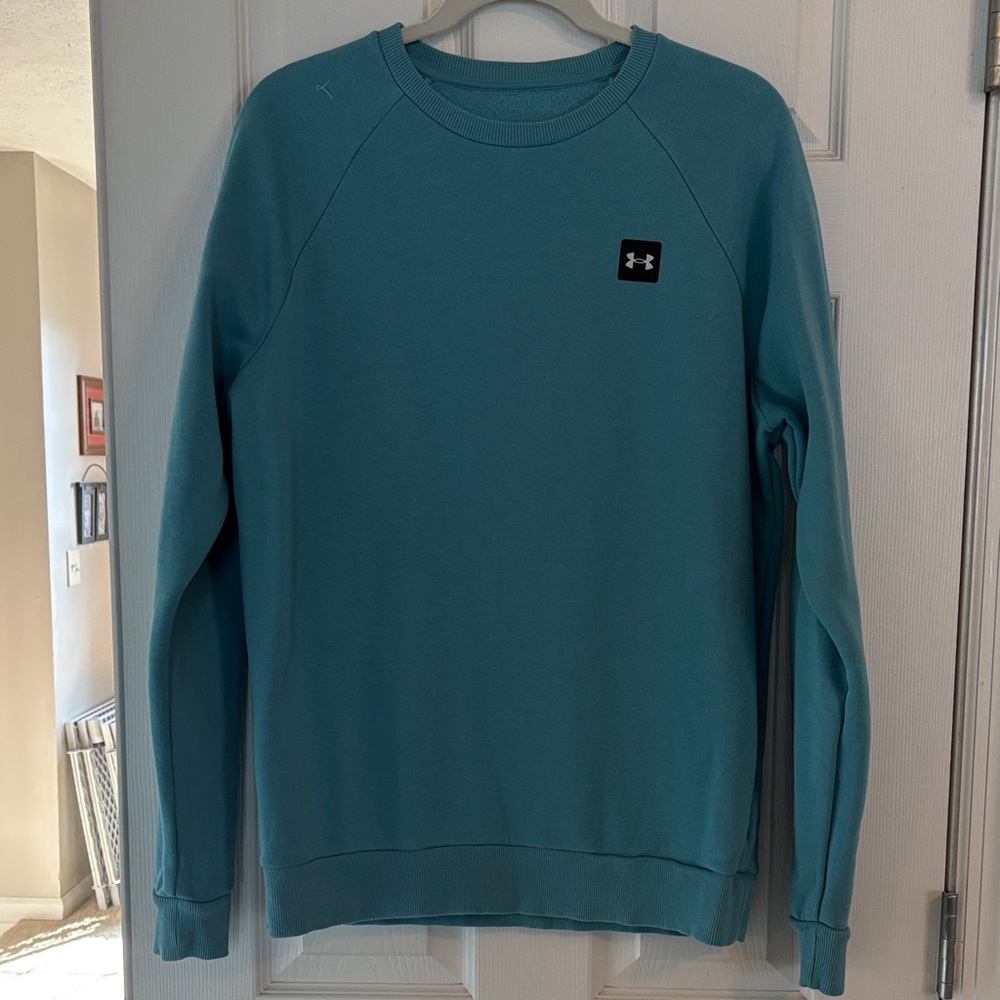 Under Armour Men's Teal Crewneck Sweatshirt